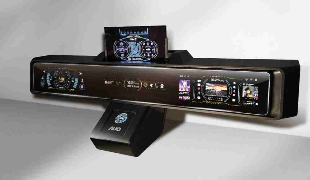 菠菜论坛Micro LED沉浸式车舱显示方案结合 可卷式、、可伸缩的Micro LED应用并可呈现不同的质感纹路，，，，展现人性化设计