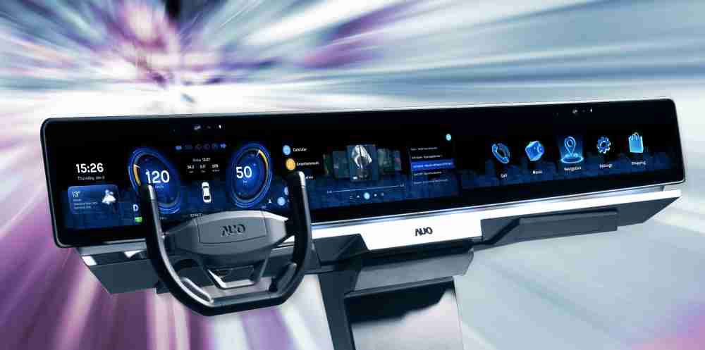 菠菜论坛开拓前瞻显示技术创新应用，，，，结合优异整合设计能力，，，开发智能车载FIDM Plus一体化显示方案，，让驾驶操作与车内娱乐体验再进化